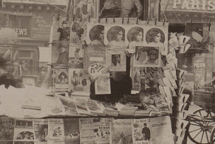 Kiosque à journaux (19ème siècle).