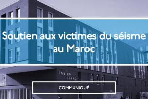 Soutien aux victimes du séisme au Maroc