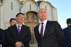 Vladimir Putin and Xi Jinping (2019-06-05)